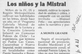 Los Niños y la Mistral  [artículo].