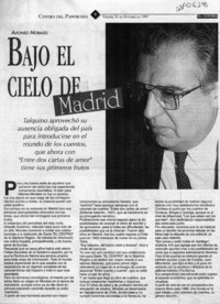 Bajo el cielo de Madrid  [artículo].