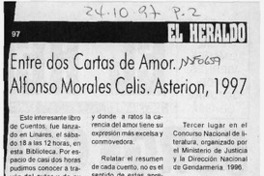 Entre dos cartas de amor  [artículo].