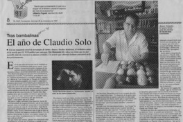 El Año de Claudio Solo  [artículo].