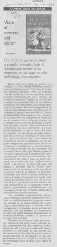 Viaje al centro del dolor