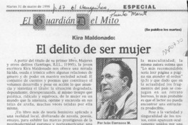 El delito de ser mujer  [artículo] Iván Carrasco M.