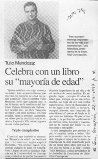 Celebra con un libro su "mayoría de edad"  [artículo].