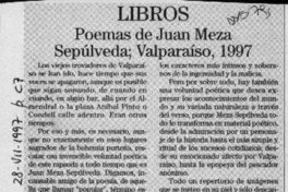 Poemas de Juan Meza Sepúlveda  [artículo] H. R. Cortés.