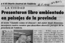 Presentaron libro ambientado en paisajes de la provincia  [artículo].