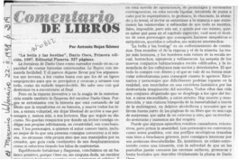 "La bella y las bestias"  [artículo] Antonio Rojas Gómez.