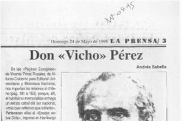 Nelson Navarro Cendoya, el hombre y su designio  [artículo] Ximena Burgos.