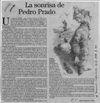 La sonrisa de Pedro Prado