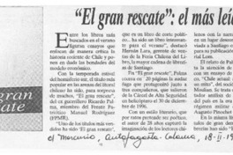 "El Gran rescate", el más leído del verano  [artículo].