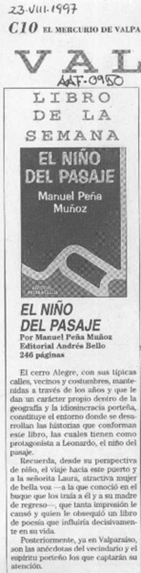 El Niño del pasaje  [artículo].