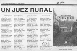 Un Juez rural  [artículo].