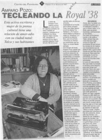 Tecleando la royal 38  [artículo].