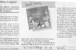 Cuentos de otros lugares de la tierra  [artículo] Elena Vial.