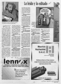 Lo leído y lo editado