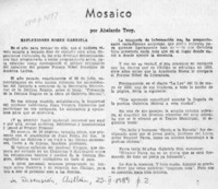 Historas convergentes  [artículo] María Teresa Parker de Bassi.