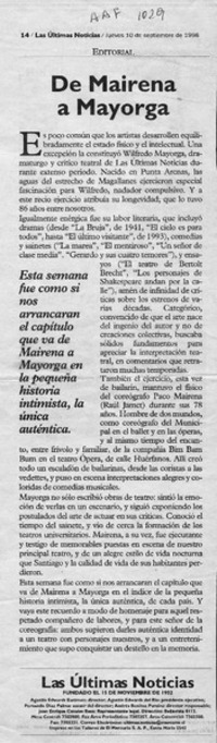 De Mairena a Mayorga  [artículo].