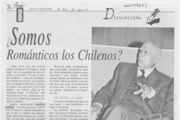 Somos románticos los chilenos?