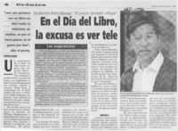 En el Día del Libro, la excusa es ver tele