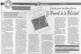 "El funeral de la felicidad"  [artículo] Gabriel Castro Rodríguez.