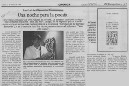 Una Noche para la poesía