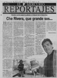 Che Rivera, que grande sos --  [artículo] Sergio Concha G.