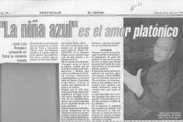 "La Niña azul", es el amor platónico  [artículo].