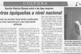Letras ariqueñas a nivel nacional  [artículo].