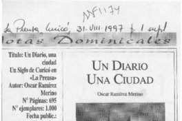Un Diario, una ciudad  [artículo].