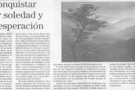 Conquistar por soledad y desesperación  [artículo] Luis Riffo.
