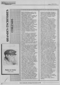 Grandes escritores chilenos