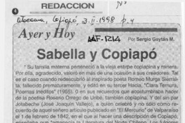 Sabella y Copiapó