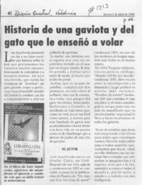 Historia de una gaviota y del gato que le enseñó a volar  [artículo].