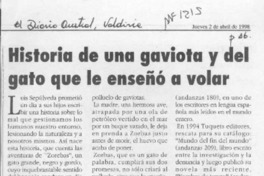 Historia de una gaviota y del gato que le enseñó a volar  [artículo].