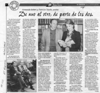 De uno al otro, de parte de los dos  [artículo] Gabriel Castro Rodríguez.