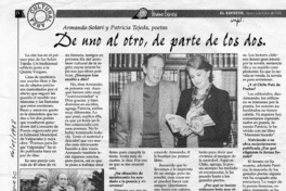 De uno al otro, de parte de los dos  [artículo] Gabriel Castro Rodríguez.