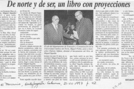 De norte y de ser, un libro con proyecciones  [artículo] Osvaldo Maya C.