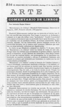 "Matrimonio a la chilena"  [artículo] Antonio Rojas Gómez.