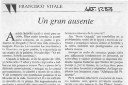 Un gran ausente