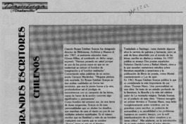 Grandes escritores chilenos  [artículo].