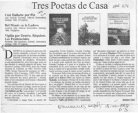 Tres poetas de casa