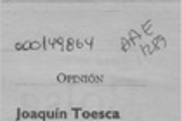 Joaquín Toesca  [artículo] Sergio Marttinez Baeza.
