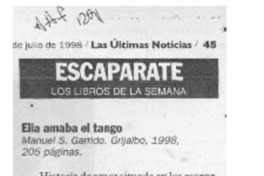 Ella amaba el tango  [artículo].