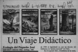 Un viaje didáctico  [artículo] Antonio Muñoz B.