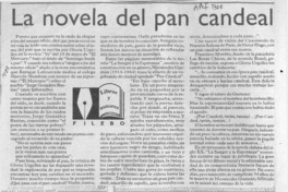 La novela del pan candeal  [artículo] Filebo.
