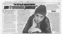 "Las letras de algunas bandas son tremendos poemas"  [artículo] Roberto Karmelic.