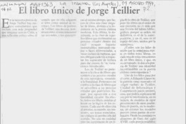 El Libro único de Jorge Teillier  [artículo].