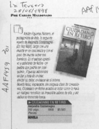 Libros  [artículo] Carlos Maldonado.