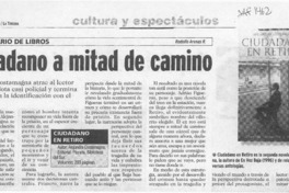 Ciudadano a mitad de camino  [artículo] Rodolfo Arenas R.