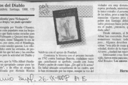 Los amoríos del diablo  [artículo] Hernán Poblete Varas.