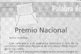 Premio Nacional